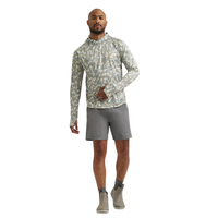 Wrangler ATG Men's Hooded Sun Tee in Camo