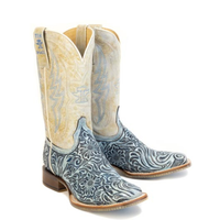 Tin Haul Women's Charmcut Western Boot with Floral Sole