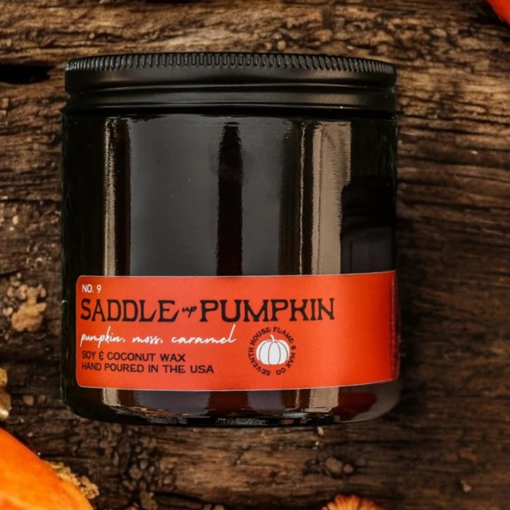 Seventh House "Saddle Up Pumpkin " Candle