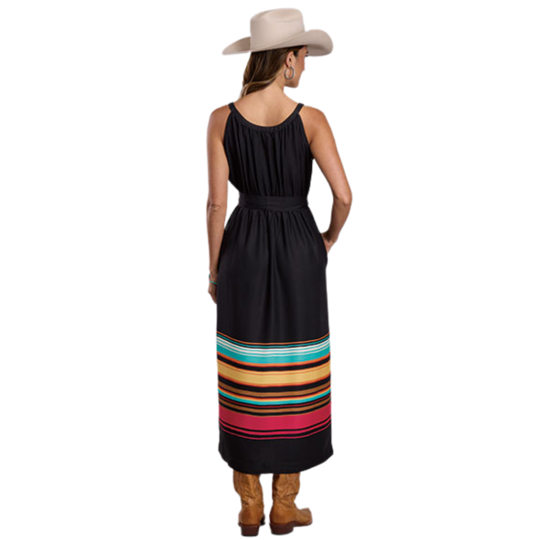 Stetson Women's Striped Border Dress in Black