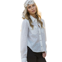Kimes Ranch Women's L/S Etoile Western Snap Shirt in Pristine