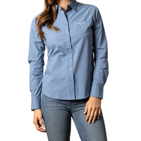 Kimes Ranch Women's Team Shirt in Carbon Blue