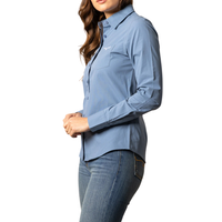 Kimes Ranch Women's Team Shirt in Carbon Blue