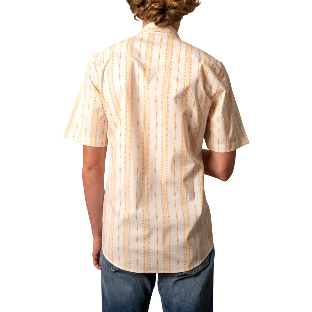 Kimes Ranch Men's Sonny Short Sleeve Button Down In Orange