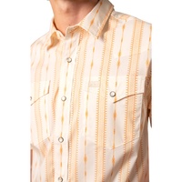 Kimes Ranch Men's Sonny Short Sleeve Button Down In Orange