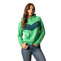 Kimes Ranch Women's Stella Western Hoodie in Kelly Green