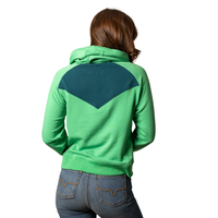 Kimes Ranch Women's Stella Western Hoodie in Kelly Green