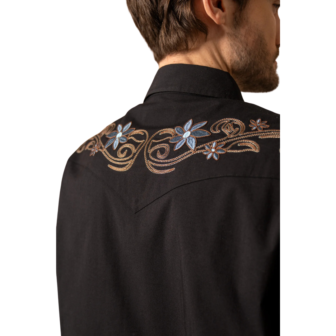 Kimes Ranch Men's Leland Short Sleeve Button Down In Black