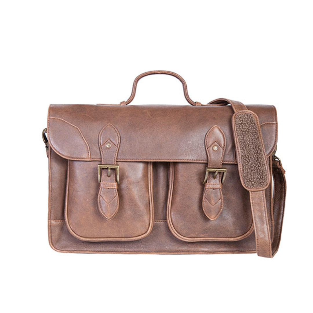 Scully Aero Squadron Leather Classic School Bag