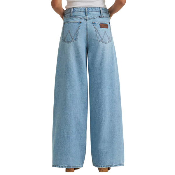 Wrangler Retro Women's Bailey High Rise Wide Leg Pieced Jean
