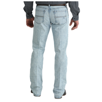 Cinch Men's Ian Slim Fit Bootcut Jean in Light Stonewash