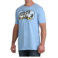 Cinch Men's Cinch Graphic T-Shirt in Blue