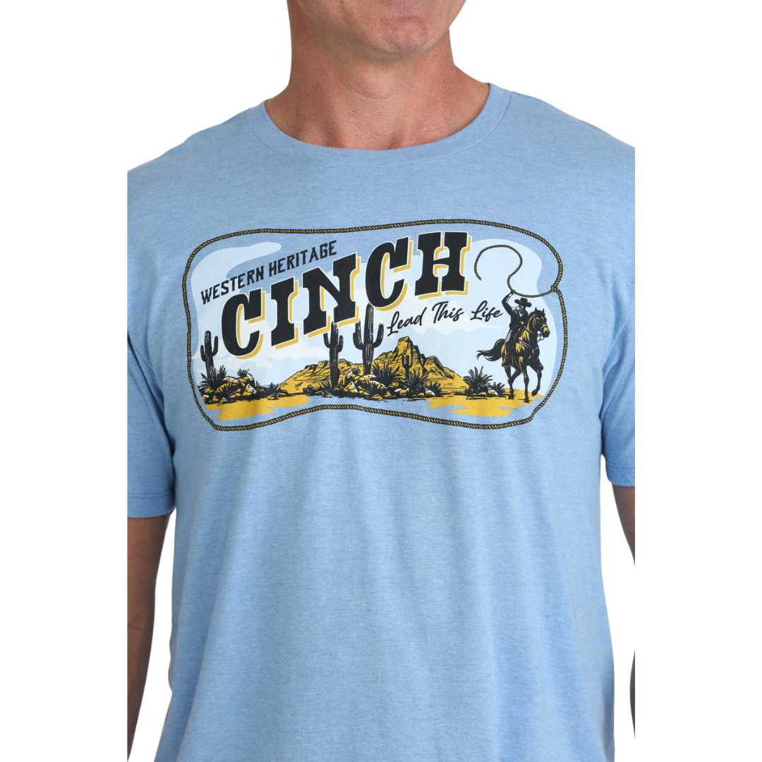 Cinch Men's Cinch Graphic T-Shirt in Blue