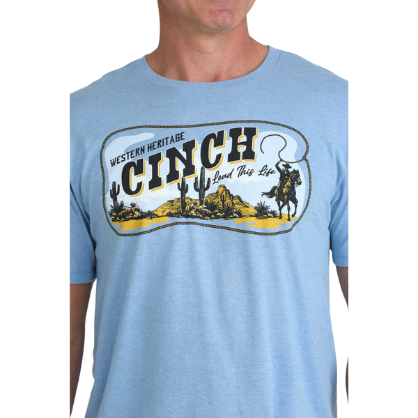 Cinch Men's Cinch Graphic T-Shirt in Blue
