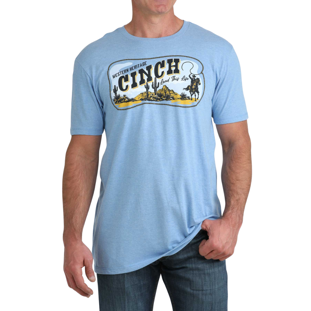 Cinch Men's Cinch Graphic T-Shirt in Blue