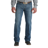 Cinch Men's Grant Relaxed Fit Bootcut Jean in Medium Stonewash