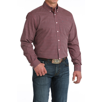 Cinch Men's L/S Modern Fit Modern Geo Print Western Button Down Shirt