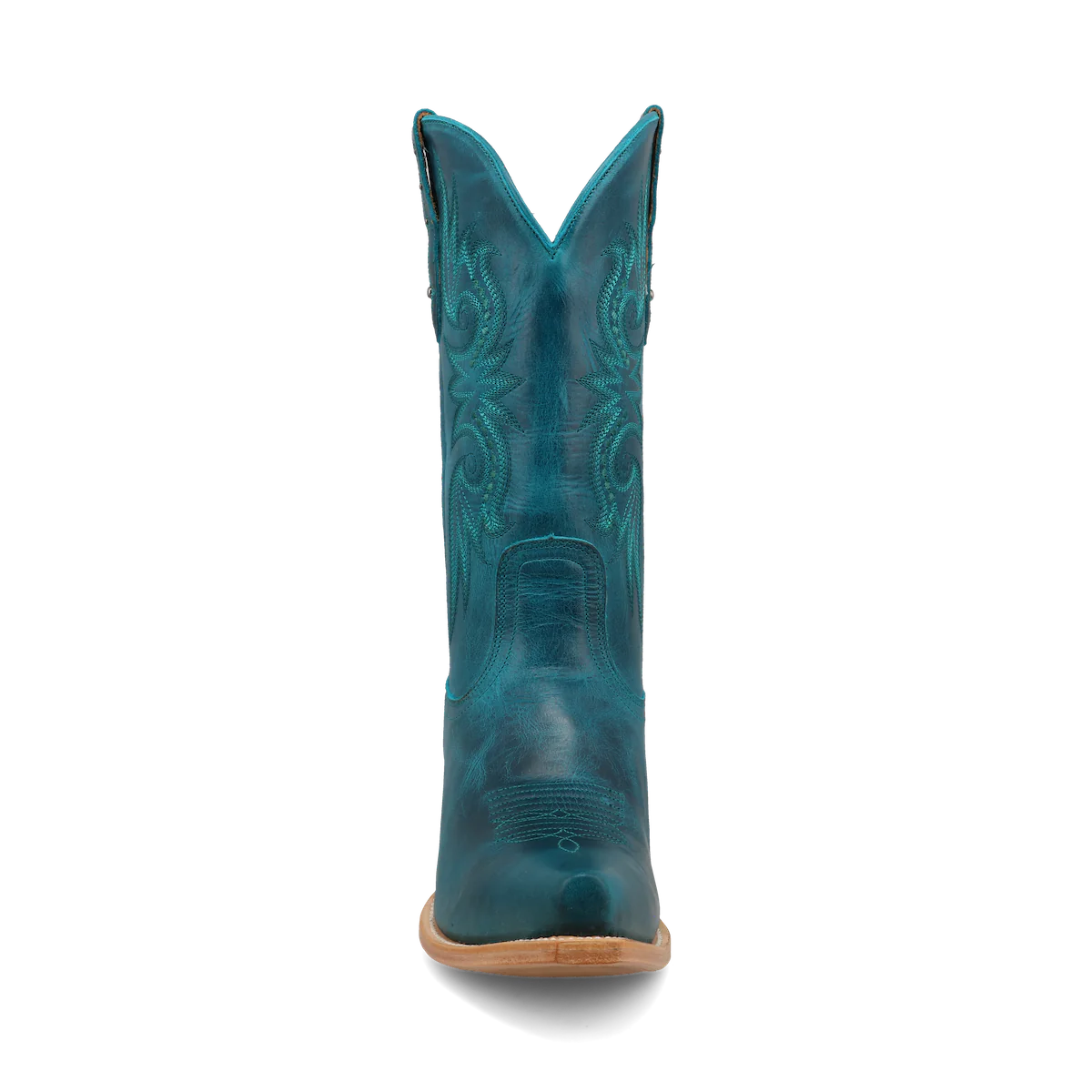 Black Star Women's 12" Paradise Snip Toe Boot in Laguna Blue