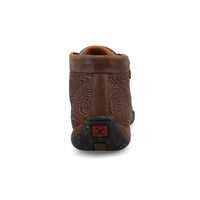 Twisted X Women's Chukka Driving Moc in Brown & Tooled Brown