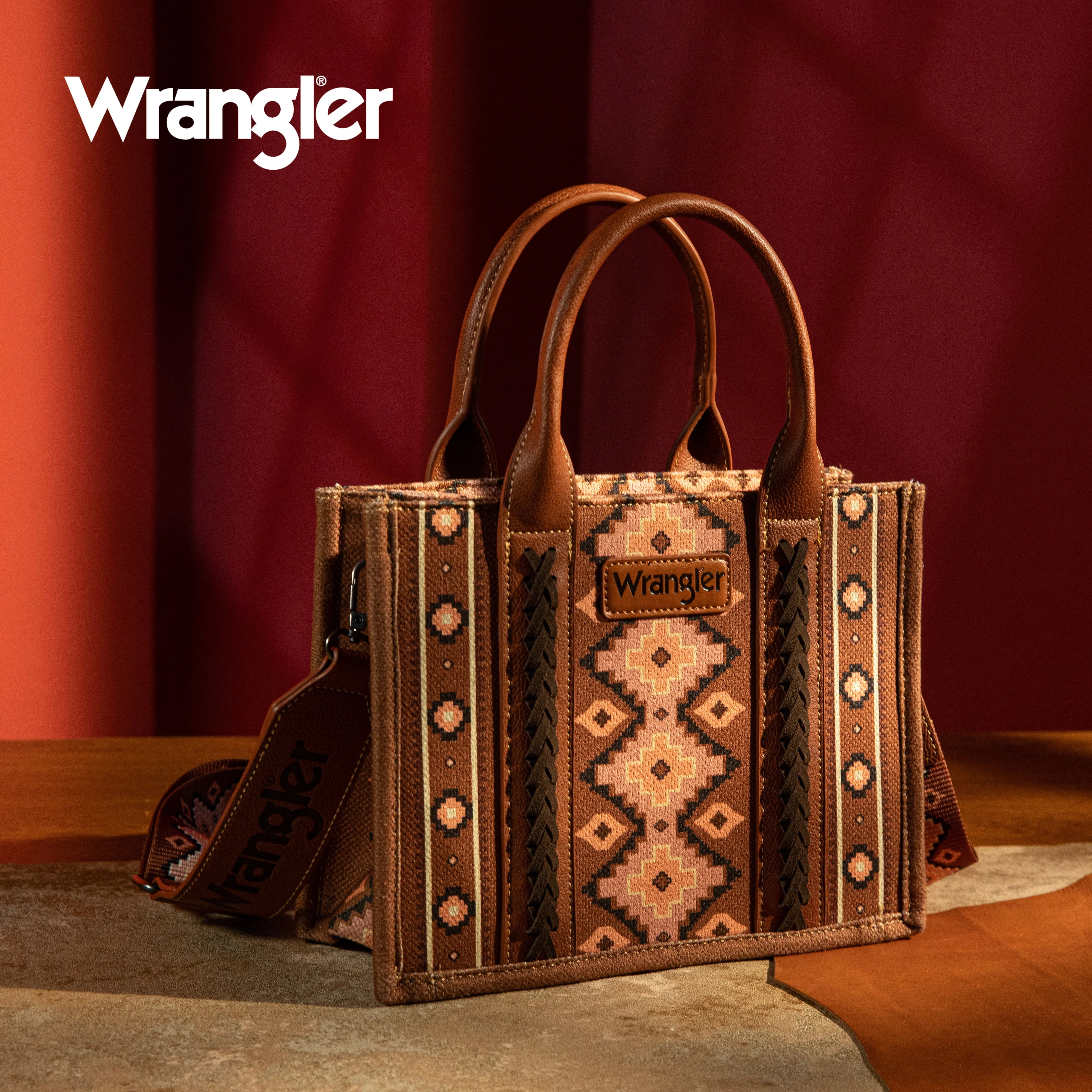 Amazon.com: Wrangler Tote Bag for Women Aztec Top Handle Satchel Purse Boho  Shoulder Handbags with Zipper Western Hobo Fall Collection Christmas Gift  XY6 WG2202-8119BR : Clothing, Shoes & Jewelry