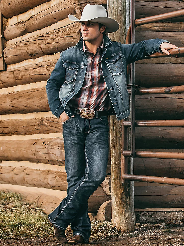 Bootcut jeans top cowboy boots
