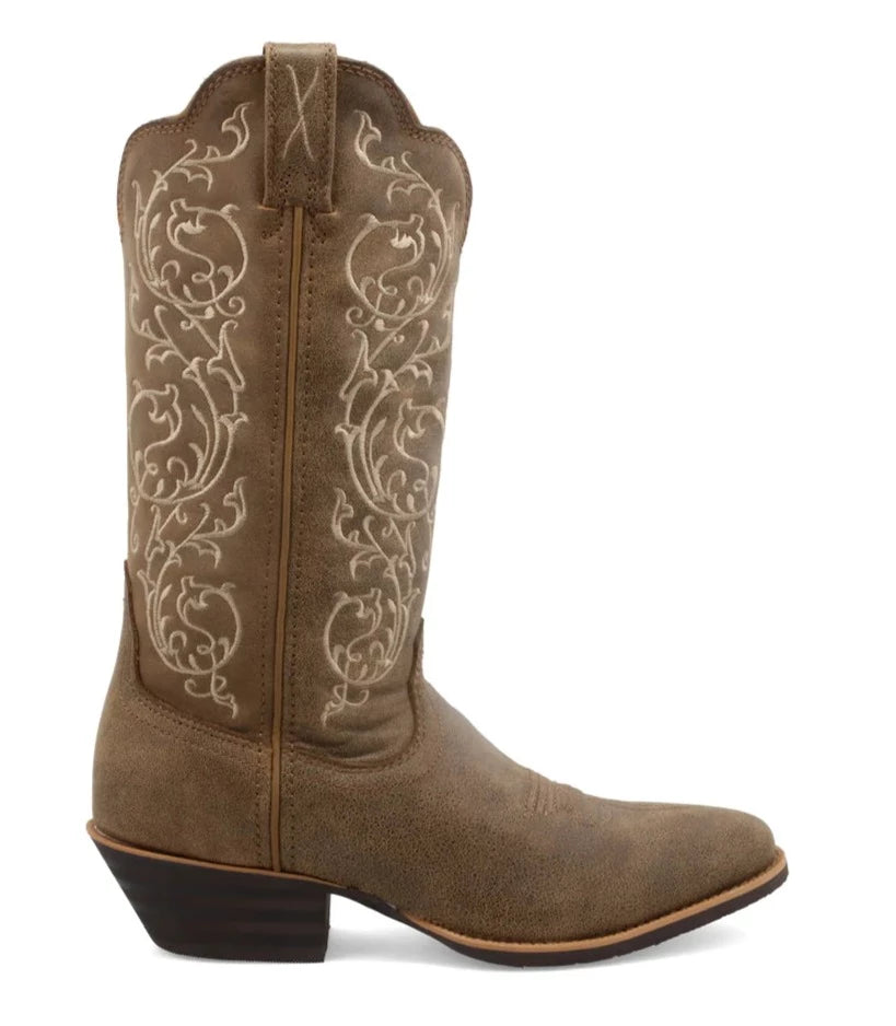 Twisted X Women's 12" Western "R" Toe Boot