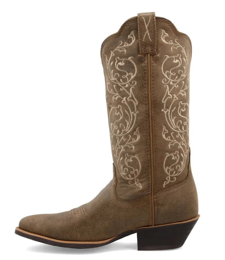 Twisted X Women's 12" Western "R" Toe Boot