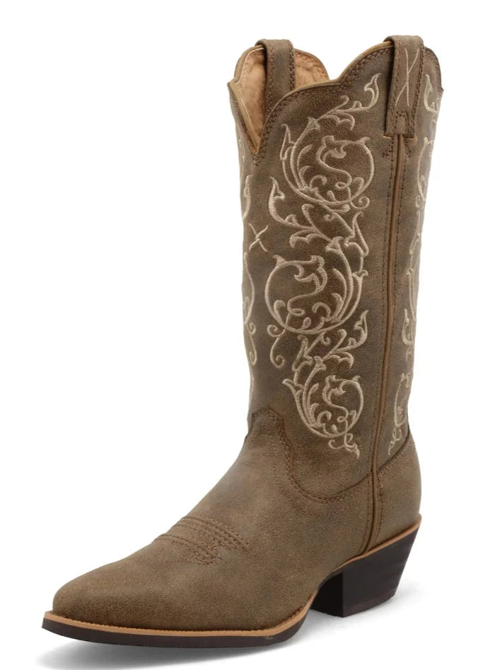 Twisted X Women's 12" Western "R" Toe Boot