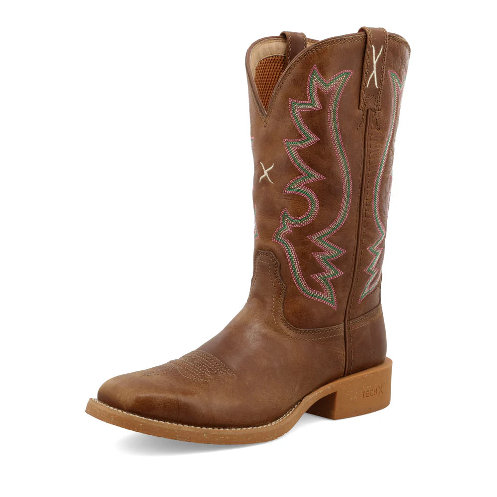 Twisted X Women's 11" Tech X Western Boot in Roasted Pecan