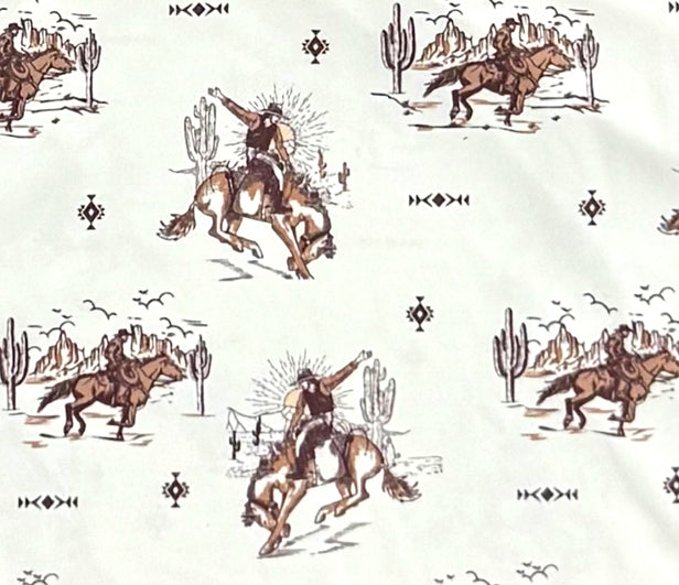 Red Dirt Hat Co Men's L/S Western Snap Shirt in Western Print