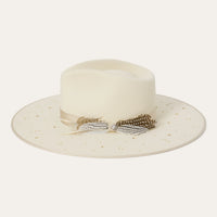 Stetson Night Sky Fashion Felt Hat in Bone