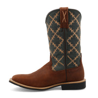 Twisted X Youth Top Hand Boot in Mocha & Slate