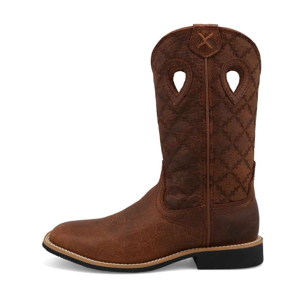 Twisted X Youth Top Hand Boot in Rawhide & Brown Patina