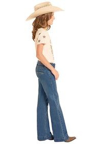 Rock & Roll Denim Girl's Trouser Jeans in Medium Wash