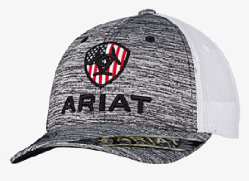 Ariat Youth Ariat Logo Flag Patch Ball Cap
