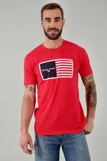 Kimes Ranch American Trucker T-Shirt in Red