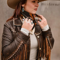 Tirzah Lane Art Hand Drawn Silk Wild Rags (Various Prints Available)