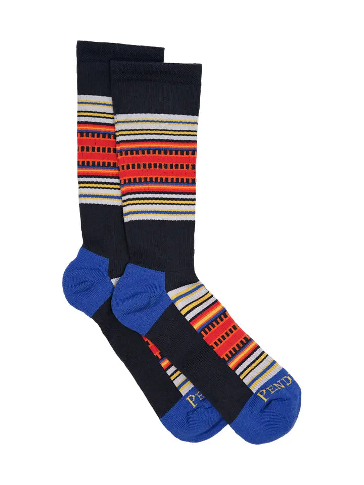 Pendleton Black National Park Adventure Acadia Crew Socks