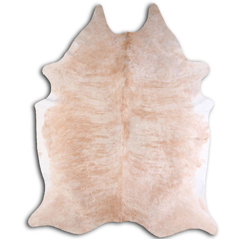 Jumbo Light Beige Brindle Cowhide Rug