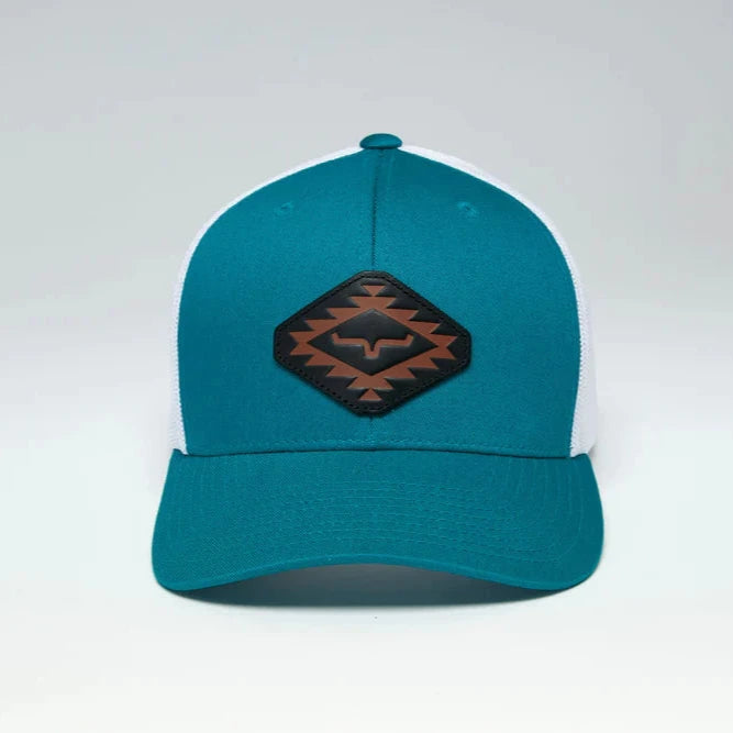 Kimes Ranch San Juan Ball Cap in Teal & White