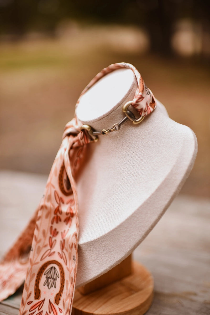 Snaffle Bit Twilly Scarf Slide (Available in 2 Colors)