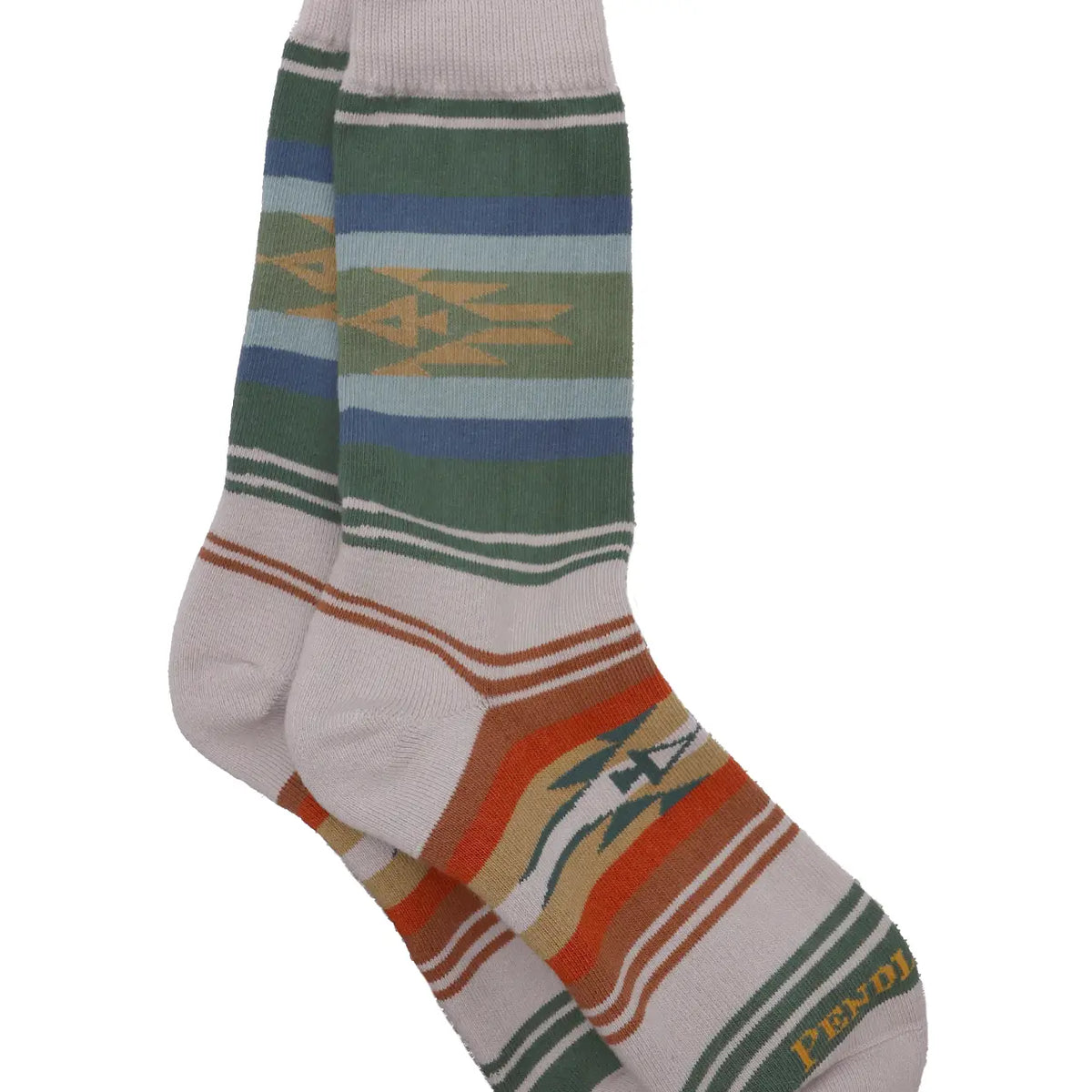 Pendleton Beach Stripe Crew Socks