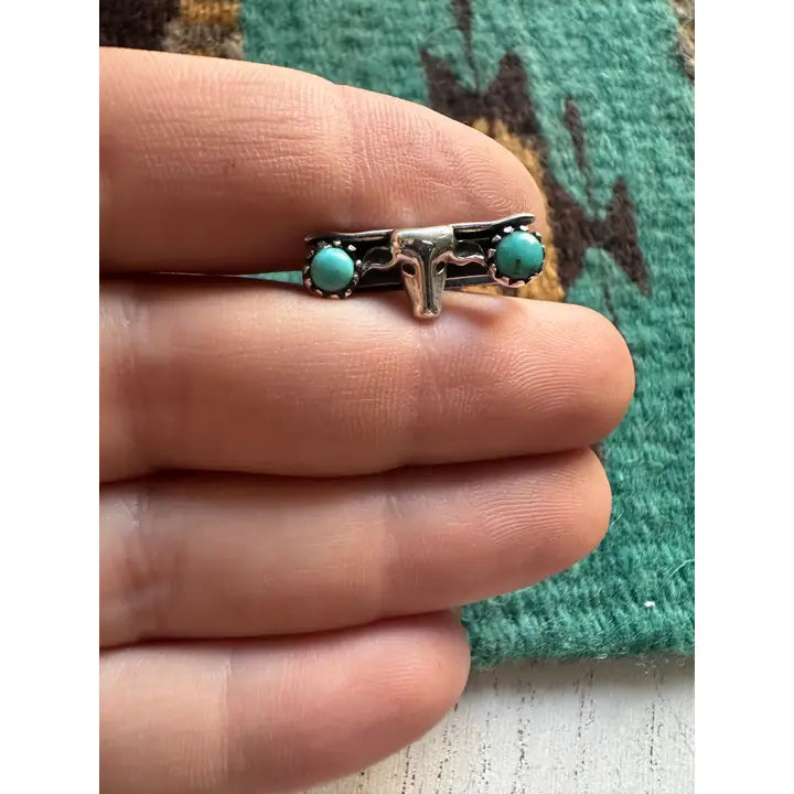 Turquoise & Sterling Silver Watch Charms (Available in 2 Designs)