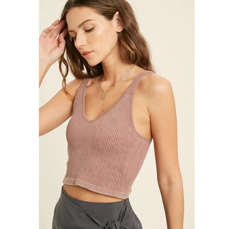 Seamless Ribbed Layering Tank (3 Colors Available)