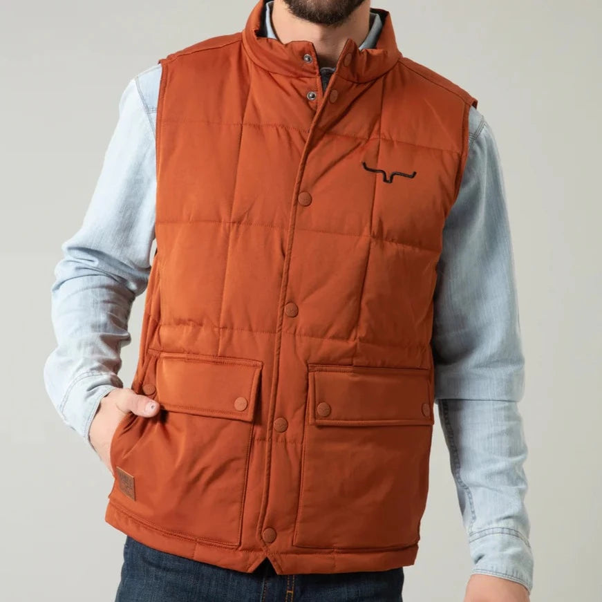 Kimes Ranch Men's Dakota Vest in Rustic Brown – Branded Country Wear