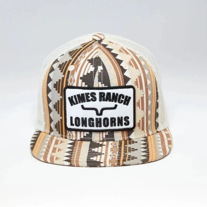 Kimes Ranch LJC Trucker Cap in Southwest Mustard & Cream