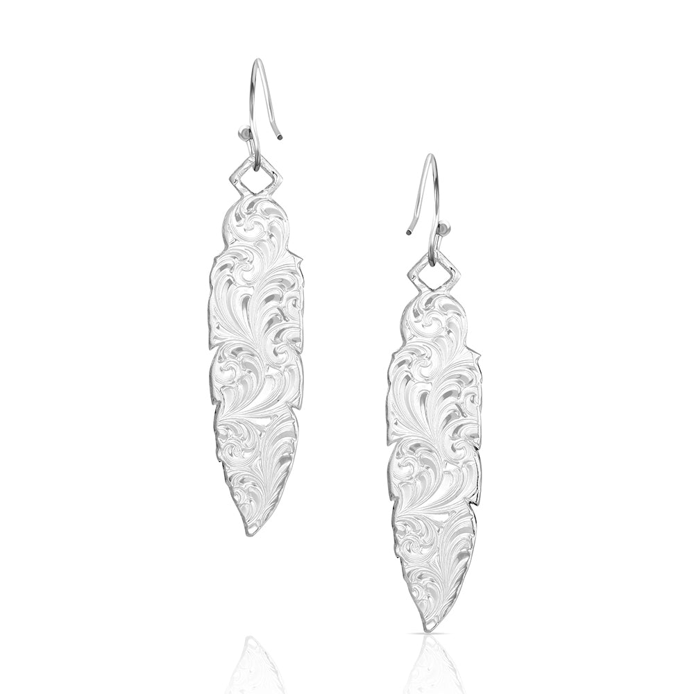 Montana Silversmiths Wild Lightning American Made Dangle Earrings