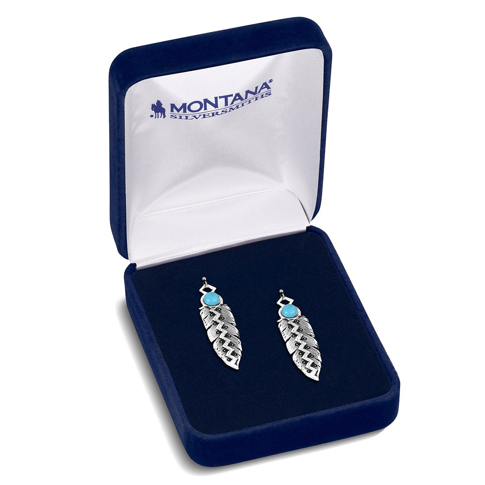 Montana Silversmiths Wild Lightning American Made Dangle Earrings