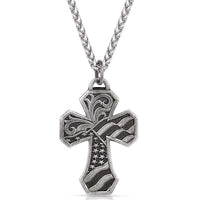 Montana Silversmiths American Made Tradition Cross Necklace