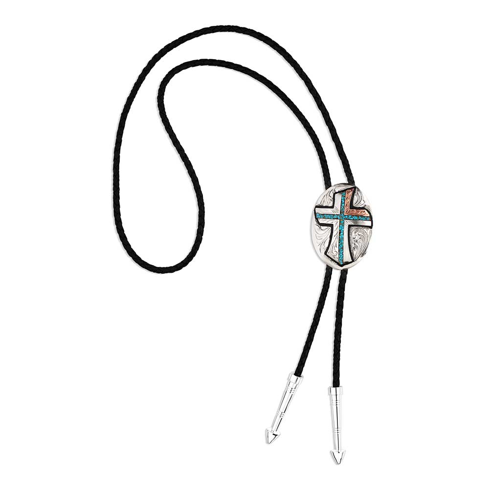 Montana Silversmiths Inner Light Turquoise Bolo Tie